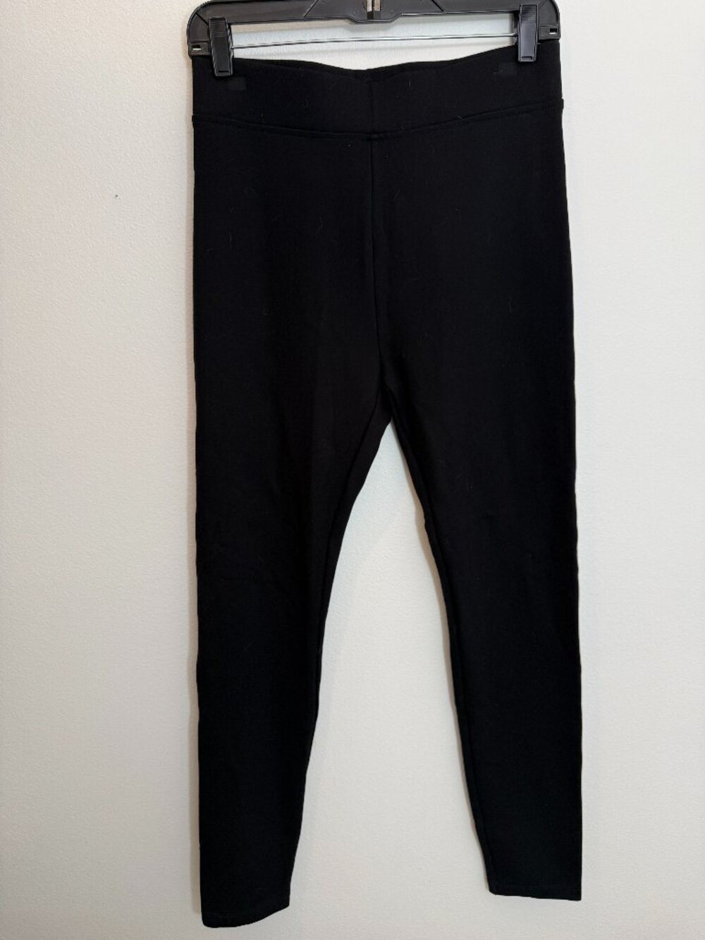 Loft Lou & Grey Pants Womens Medium M Black Ponte Pants Inseam 27" Soft Stretch